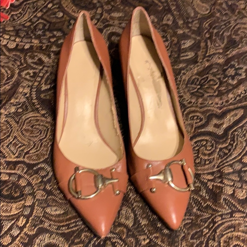 Nine West comfortable snort heel shoes.